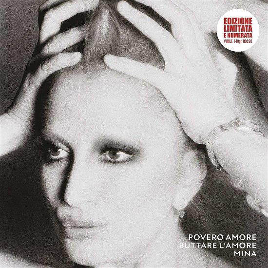 Cover for Mina · Povero Amore, Buttare L'Amore (12'' Vinile Rosso) (LP) (2023)