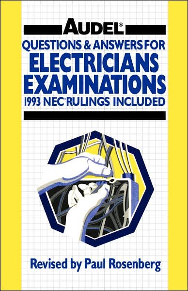Cover for Rosenberg, Paul (Chicago, IL, master electrician) · Questions and Answers for Electrician's Examinations: Includes NEC Rulings, 1993 (Taschenbuch) (1996)