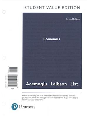Cover for Daron Acemoglu · Economics, Student Value Edition (Book) (2017)