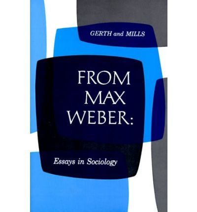 From Max Weber: Essays in Sociology - Max Weber - Books - Oxford University Press (Galaxy imprint) - 9780195004625 - December 31, 1958