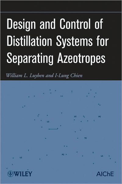 Cover for Luyben, William L. (Lehigh University, USA) · Design and Control of Distillation Systems for Separating Azeotropes (Hardcover Book) (2010)