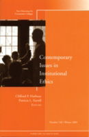 Cover for CC (Community Colleges) · Contemporary Issues in Institutional Ethics: New Directions for Community Colleges, Number 148 - J-B CC Single Issue Community Colleges (Paperback Book) (2009)