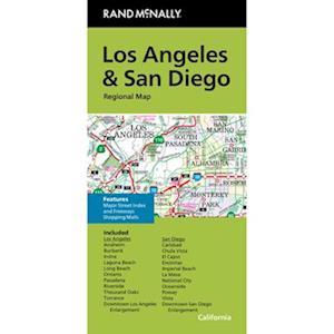 Cover for Rand McNally · Rand McNally Folded Map: Los Angeles &amp; San Diego Regional Map (Kort) (2025)