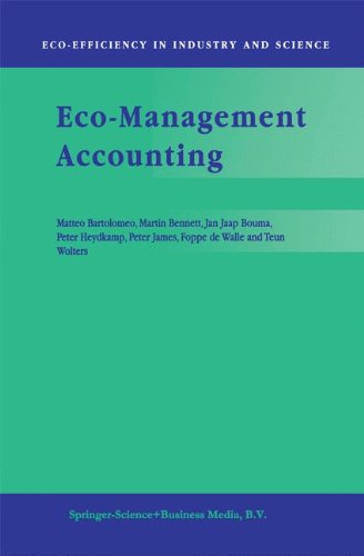 Cover for Matteo Bartolomeo · Eco-Management Accounting: Based upon the ECOMAC research projects sponsored by the EU's Environment and Climate Programme (DG XII, Human Dimension of Environmental Change) - Eco-Efficiency in Industry and Science (Hardcover Book) [1999 edition] (1999)