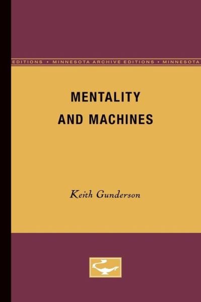 Cover for Keith Gunderson · Mentality and Machines (Paperback Book) (1985)