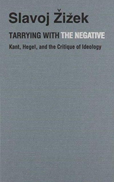 Cover for Slavoj Zizek · Tarrying with the Negative: Kant, Hegel, and the Critique of Ideology - Post-Contemporary Interventions (Innbunden bok) [Annotated edition] (1993)