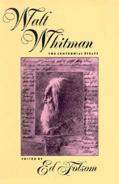 Cover for Guido Villa · Walt Whitman: The Centennial Essays (Paperback Book) (1994)