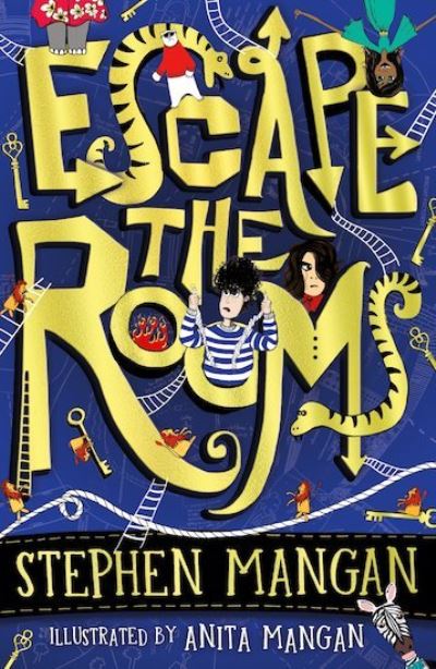 Cover for Stephen Mangan · Escape the Rooms (Paperback Book) (2021)