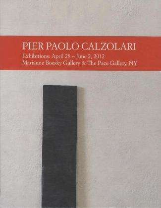 Cover for Germano Celant · Pier Paolo Calzolari (Paperback Book) (2012)