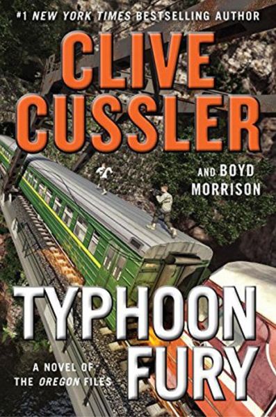 Cover for Clive Cussler · Typhoon fury a novel of the Oregon files (Book) [Large print edition. edition] (2017)