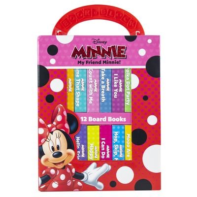 Cover for P I Kids · Minnie Mouse My First Library OP (Hardcover bog) (2017)