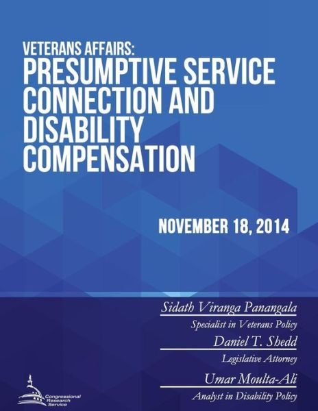 Cover for Congressional Research Service · Veterans Affairs: Presumptive Service Connection and Disability Compensation (Paperback Book) (2015)