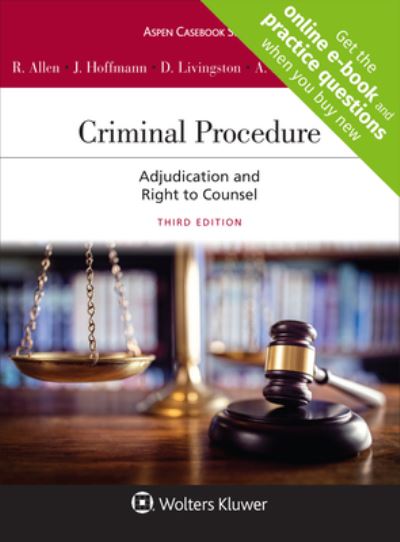 Cover for Ronald J. Allen · Criminal Procedure (Book) (2020)