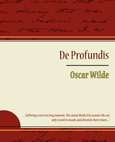 Cover for Oscar Wilde · De Profundis - Oscar Wilde (Paperback Bog) (2007)