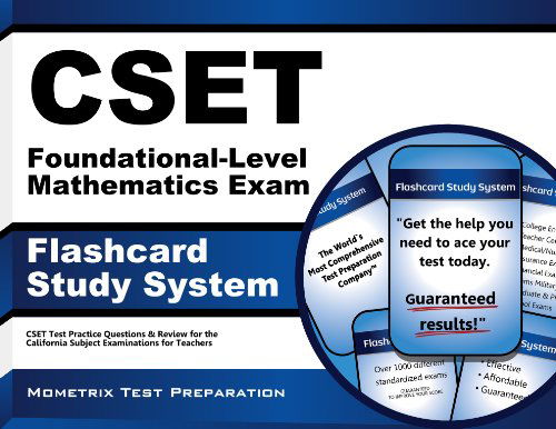 Cover for Cset Exam Secrets Test Prep Team · Cset Foundational-level Mathematics Exam Flashcard Study System: Cset Test Practice Questions &amp; Review for the California Subject Examinations for Teachers (Cards) (Paperback Book) (2014)