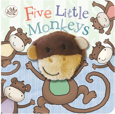 Cover for Cottage Door Press · Five Little Monkeys (Tavlebog) (2019)