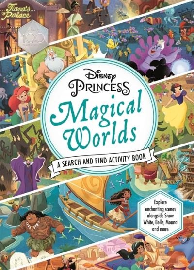 Cover for Walt Disney · Disney Princess: Magical Worlds Search and Find Activity Book (Paperback Book) (2023)