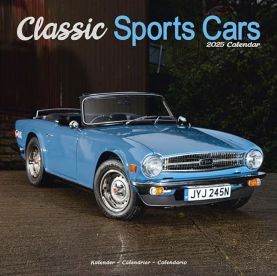 Classic Sports Cars Calendar 2025 Square Car Wall Calendar - 16 Month (Calendar) (2024)