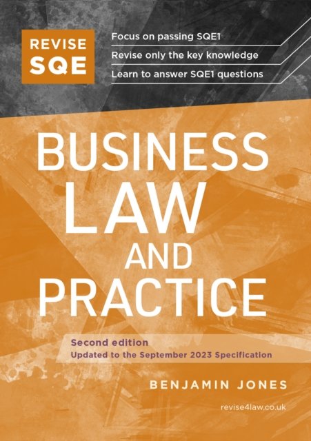 Cover for Benjamin Jones · Revise SQE Business Law and Practice: SQE1 Revision Guide 2nd ed (Paperback Book) [2 Revised edition] (2023)