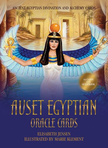 Cover for Jensen, Elizabeth (Elizabeth Jensen) · Auset Egyptian Oracle Cards: Ancient Egyptian Divination and Alchemy Cards (Oracle cards) (2018)