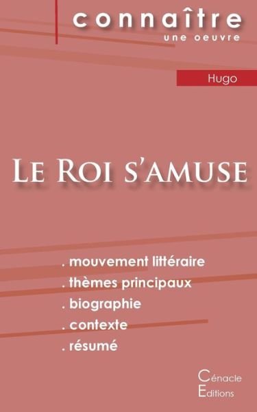 Cover for Victor Hugo · Fiche de lecture Le Roi s'amuse de Victor Hugo (Analyse litteraire de reference et resume complet) (Paperback Bog) (2022)
