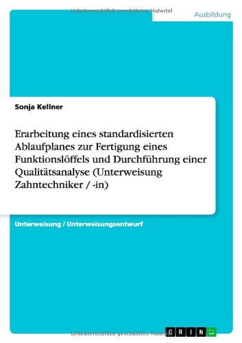 Cover for Kellner · Erarbeitung eines standardisier (Book) [German edition] (2011)