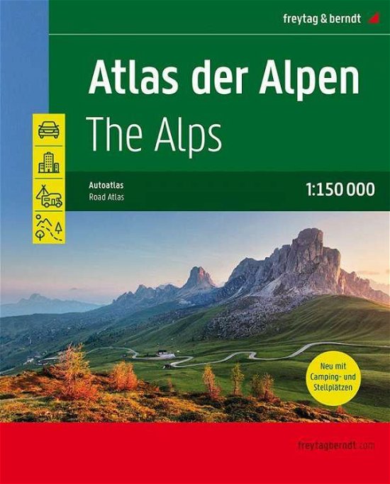 Cover for Alps road atlas (Spiral Book) (2020)