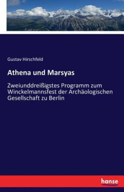 Cover for Hirschfeld · Athena und Marsyas (Buch) (2016)