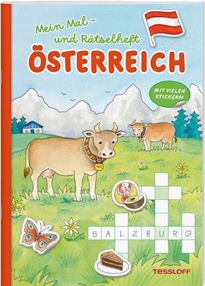Cover for Corina Beurenmeister · Mein Mal- und Rätselheft. Österreich (Buch) (2022)