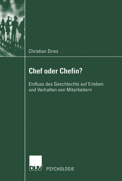 Cover for Christian Dries · Chef oder Chefin? (Taschenbuch) [2002 edition] (2002)