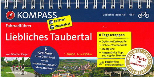 Cover for Mair-Dumont / Kompass · Kompass Fahrradführer 6315: Liebliches Taubertal (Book) (2013)