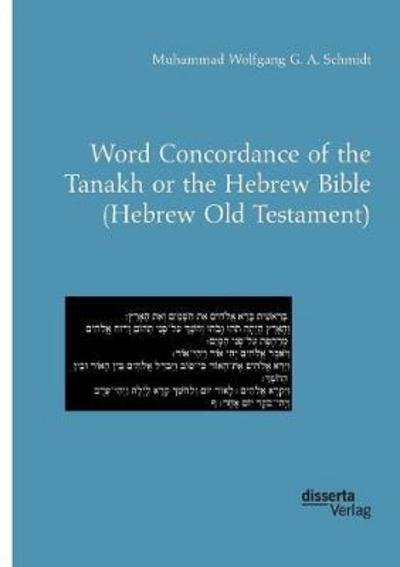 Cover for Schmidt · Word Concordance of the Tanakh (Bog) (2017)
