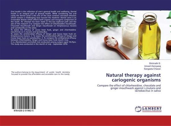 Natural therapy against cariogenic o - S. - Livros -  - 9786202519625 - 