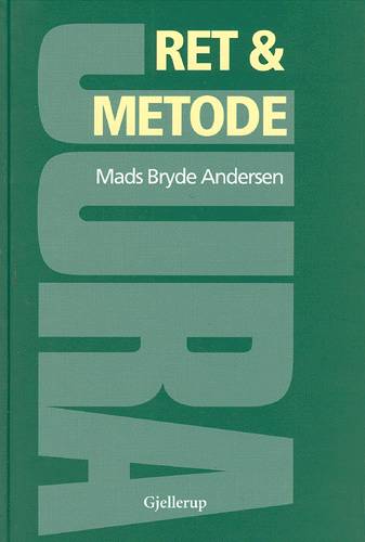 Cover for Mads Bryde Andersen · Ret og Metode (Bound Book) [1. wydanie] [Indbundet] (2002)