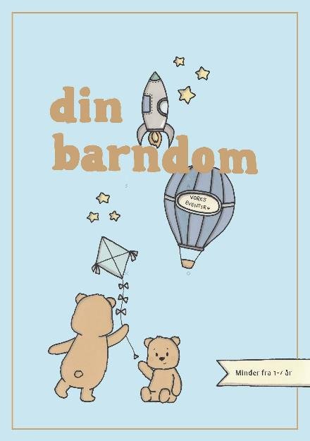 Cover for Simone Thorup Eriksen · Din barndom - BLÅ (Bound Book) [1st edition] (2017)