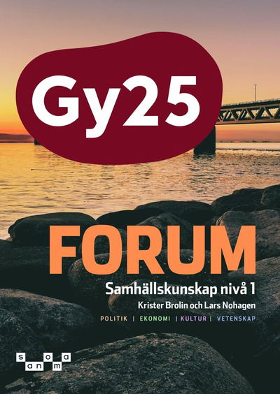 Cover for Lars Nohagen Krister Brolin · Forum - Samhällskunskap nivå 1 (Paperback Book) (2025)