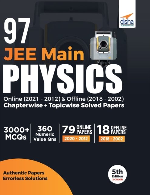 Cover for Disha Experts · 97 Jee Main Physics Online (2021 - 2012) &amp; Offline (2018 - 2002) Chapterwise + Topicwise Solved Papers (Paperback Book) (2021)