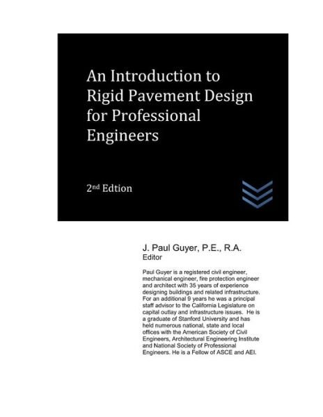 Cover for J Paul Guyer · An Introduction to Rigid Pavement Design for Professional Engineers - Street and Highway Engineering (Pocketbok) (2022)