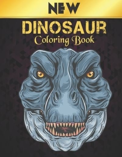 Cover for Qta World · Dinosaur Coloring Book New: Fun Coloring Book 50 Dinosaur Designs Coloring Book Dinosaurs for Kids, Boys, Girls and Adult Relax Gift for Animal Lovers Amazing Dinosaurs Coloring Book Adult and Kids (Paperback Bog) (2020)