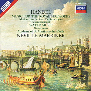 Fireworks & Water Music - Handel / Marriner / Amf - Musiikki - Decca - 0028941459626 - torstai 25. lokakuuta 1990