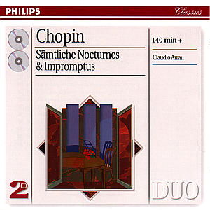 Chopin: Complete Nocturnes - Claudio Arrau - Musik - PHILIPS - 0028945633626 - 15. september 1997