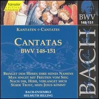 Sacred Cantatas Bwv 148-151 - Bach / Gachinger Kantorei / Rilling - Musiikki - HAE - 0040888204626 - tiistai 27. kesäkuuta 2000
