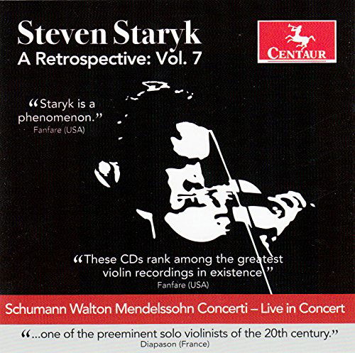 Retrospective 7 - Mendelssohn / Staryk / Toronto Festival Orchestra - Música - Centaur - 0044747336626 - 13 de novembro de 2015