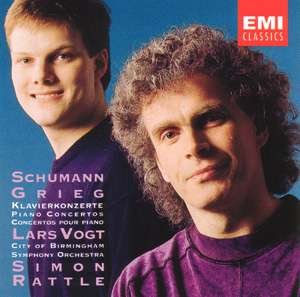 Cover for Rattle Simon · Schumann / Grieg: Piano Concer (CD) (2004)