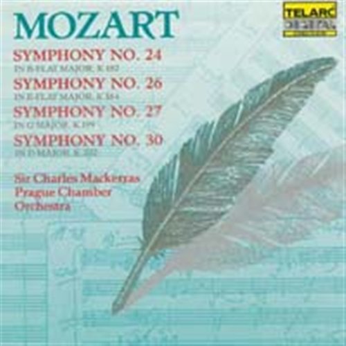 Mozart: Symphs 24,26,27,30 - Prague Chmbr Orc / Mackerras - Muziek - Telarc - 0089408018626 - 18 december 2008