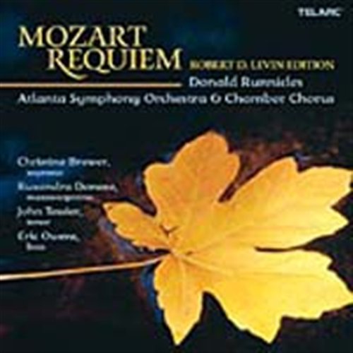 Cover for Atlanta Symp Orch / Runnicles · Mozart: Requiem (CD) (2005)