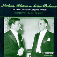 Library Of Congress - Nathan Milstein - Música - BRIDGE RECORDS - 0090404906626 - 31 de marzo de 2008