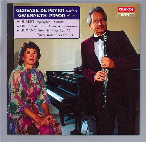 Cover for Schumann / Weber / De Peyer / Pryor · German Music for Clarinet &amp; Piano (CD) (1992)