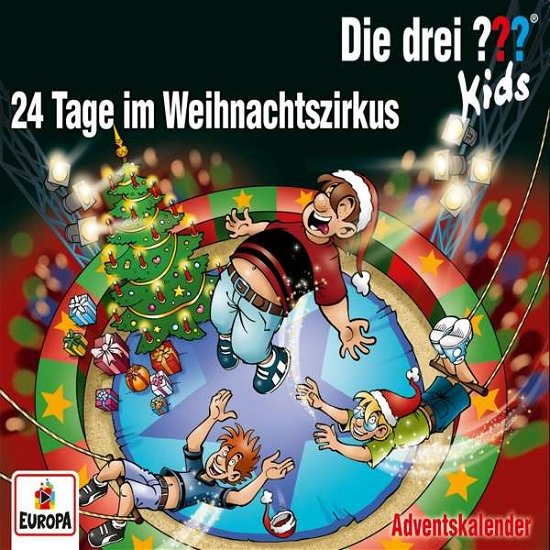 Cover for Die Drei ??? Kids · Adventskalender - 24 Tage Im Weihnachtszirkus (CD) (2019)