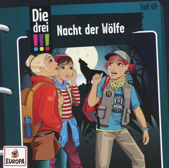 Cover for Die Drei !!! · 069/nacht Der Wölfe (CD) (2020)